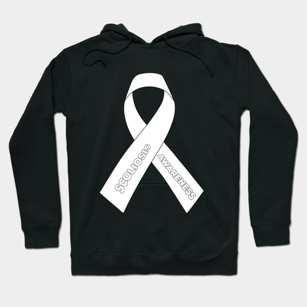 Scoliosis Awareness Ribbon Hoodie by DiegoCarvalho